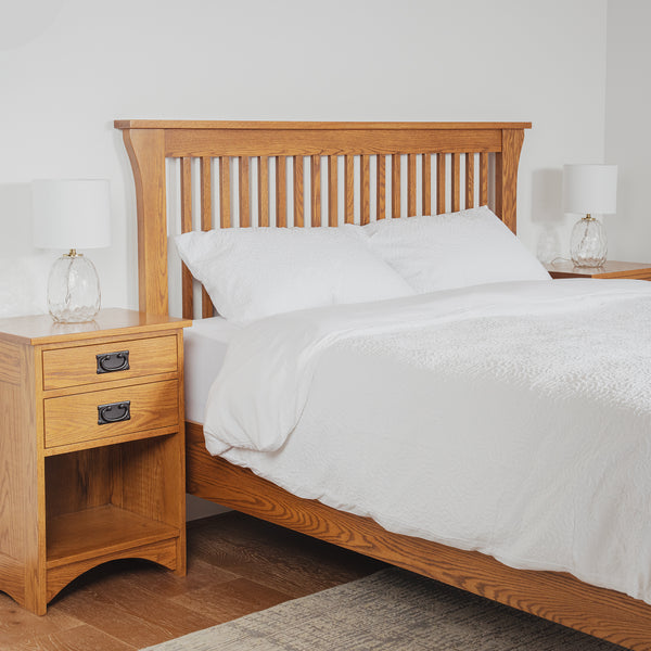 Mission Bed with Low Footboard