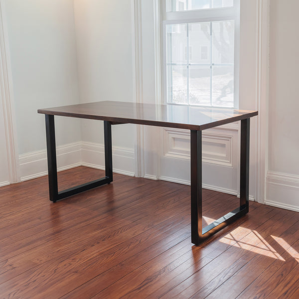 Modern Wood and Steel Writing Desk