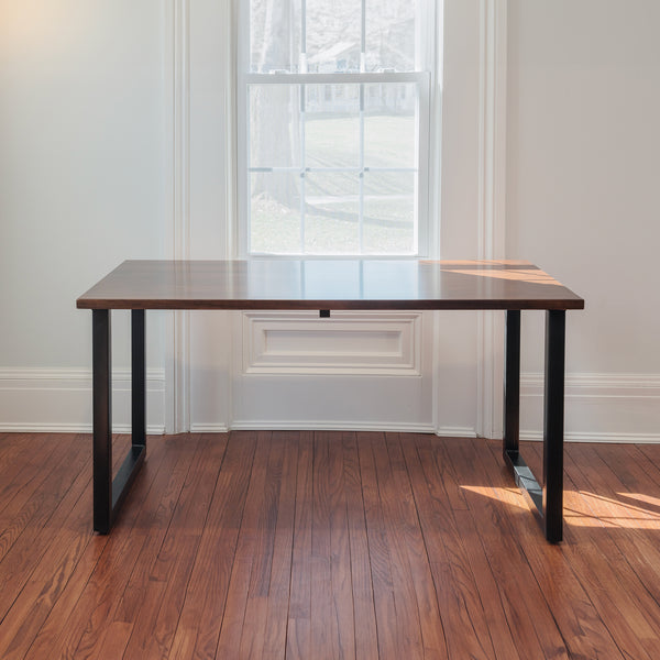 Modern Wood and Steel Writing Desk