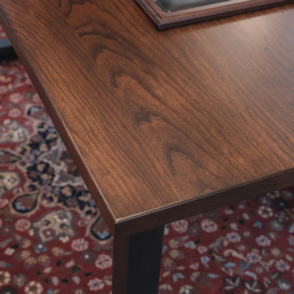 Modern Wood and Steel Writing Desk