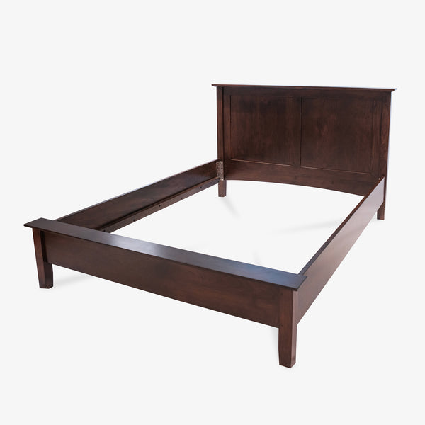 Flat Panel Bed with Low Footboard