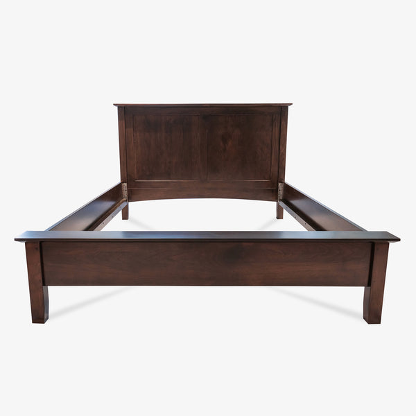 Flat Panel Bed with Low Footboard