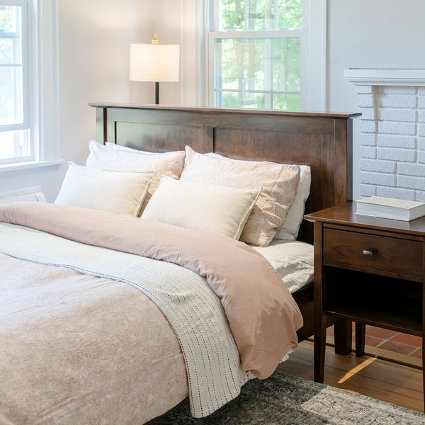 Flat Panel Bed with Low Footboard