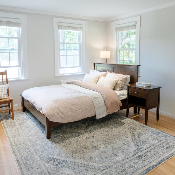 Flat Panel Bed with Low Footboard