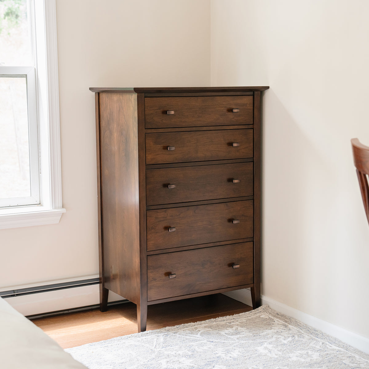 5 Drawer Dresser with Tapered Legs HUNT Country Furniture 5 Drawer Dresser with Tapered Legs HUNT Country Furniture