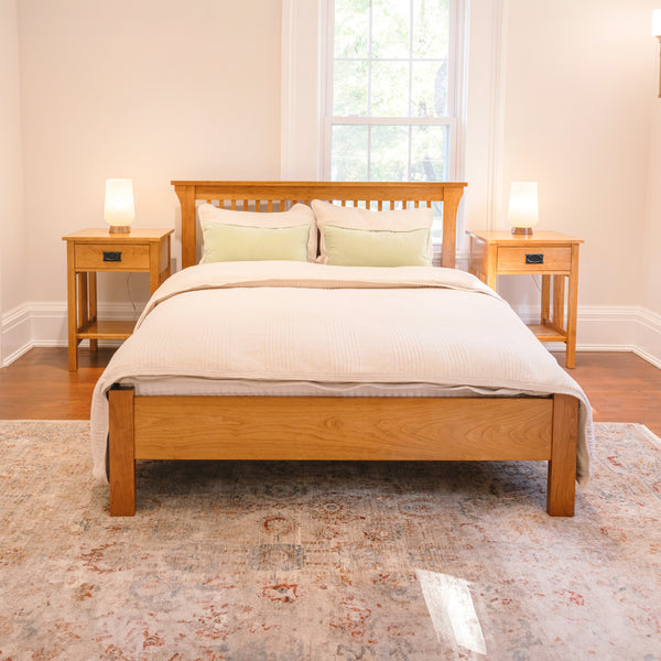 Mission Bed with Low Footboard
