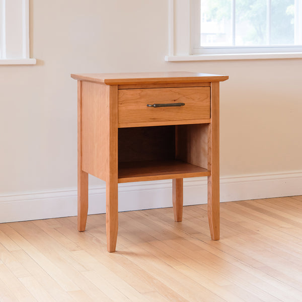 Bedside Table with Tapered Legs