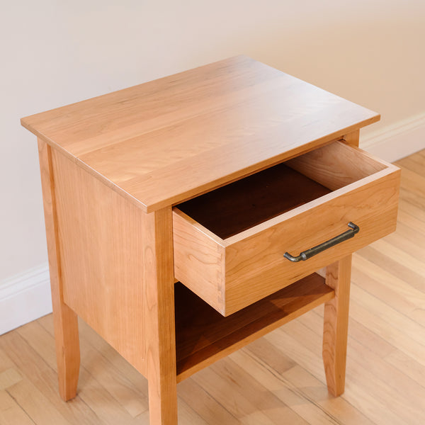 Bedside Table with Tapered Legs