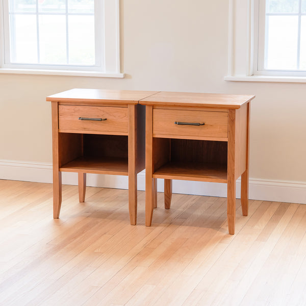 Bedside Table with Tapered Legs