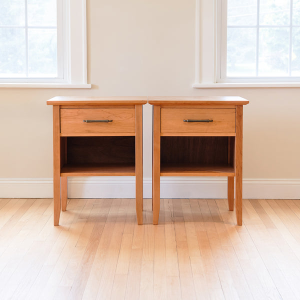 Bedside Table with Tapered Legs