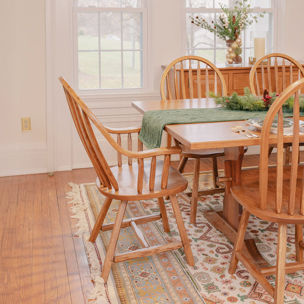 Rectangular Trestle Table