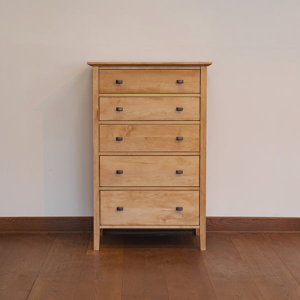5 Drawer Dresser with Tapered Legs