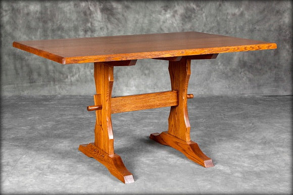 Rectangular Trestle Table