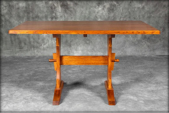Rectangular Trestle Table