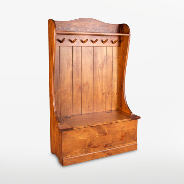 Foyer Bench with Shelf