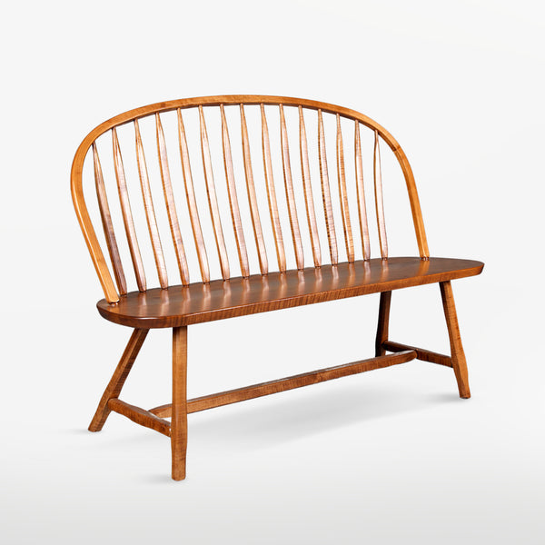 Armless Bowback Settee