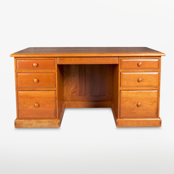 Raised Panel Executive Desk
