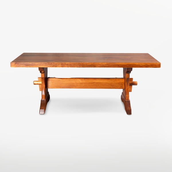 Rectangular Trestle Coffee Table