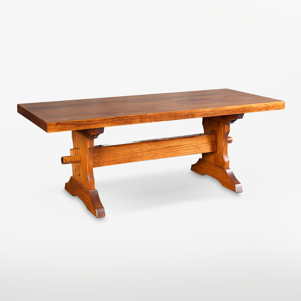 Rectangular Trestle Coffee Table