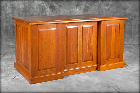 Raised Panel Executive Desk