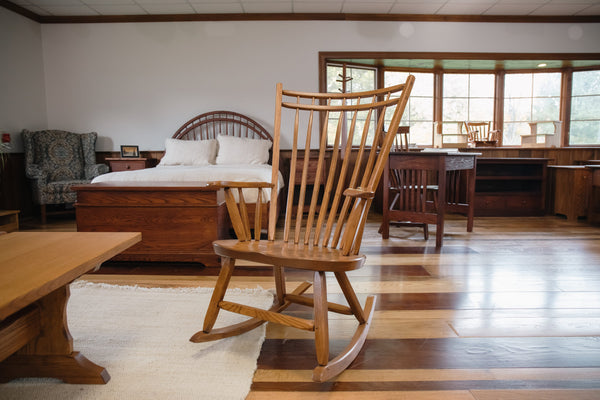 Rock in Style: The Beauty of a Cherry Wood Rocking Chair