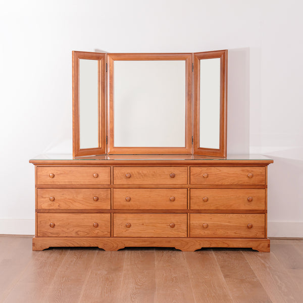 Trifold Bureau Mirror