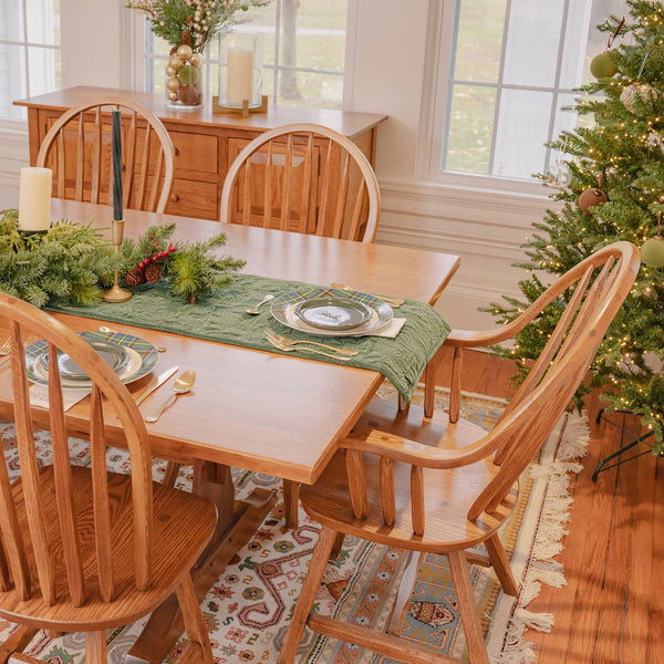 Rectangular Trestle Table