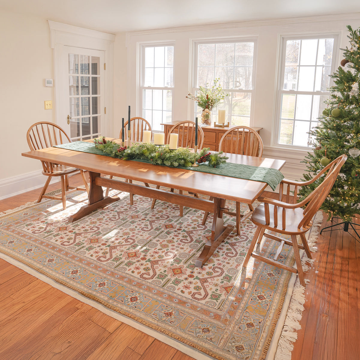 Rectangular Trestle Table | Dining Trestle Table | HUNT Country – HUNT ...