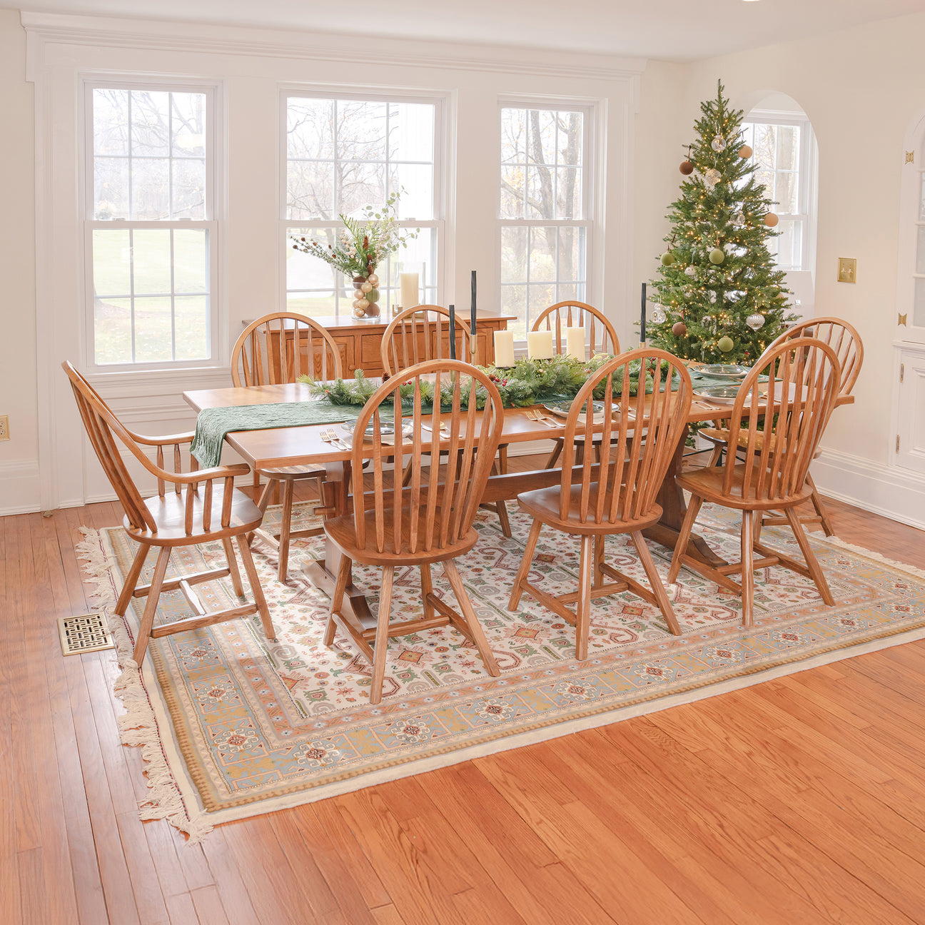 Rectangular Trestle Table | Dining Trestle Table | HUNT Country – HUNT ...