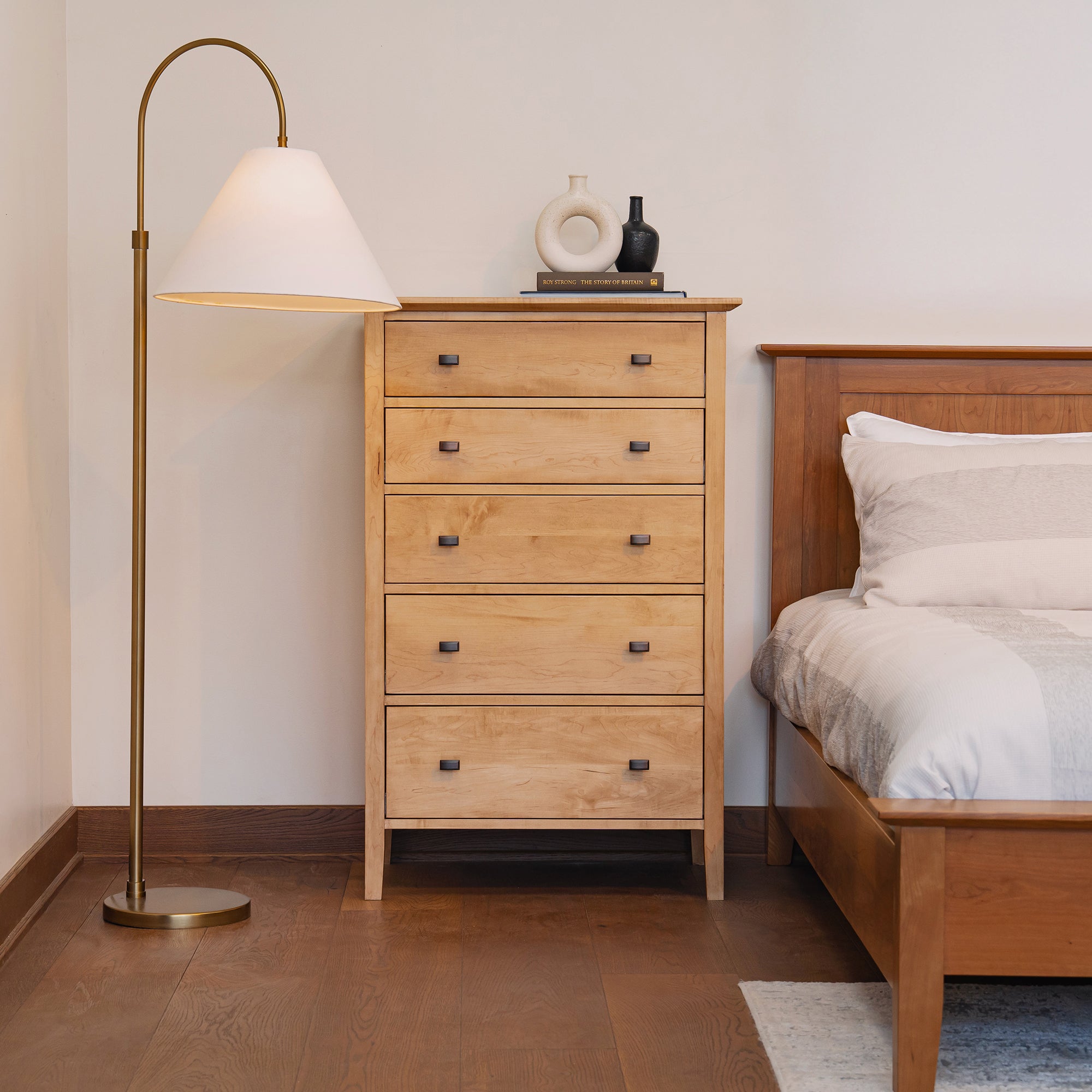 5 drawer wood dresser American Country 5-Drawer Chest tip kit must be attached to the wall per the assembly instructions Farmhouse Sliding Barn Door 5