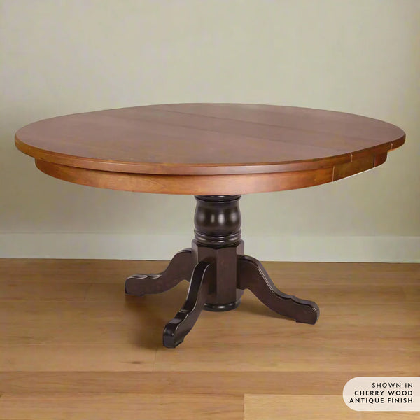 42"- 62" Round Pedestal Extension Table