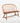 Armless Bowback Settee