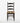 Upholstered Round Slat Ladderback Chair