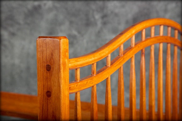 Queen Anne Bed With Low Footboard