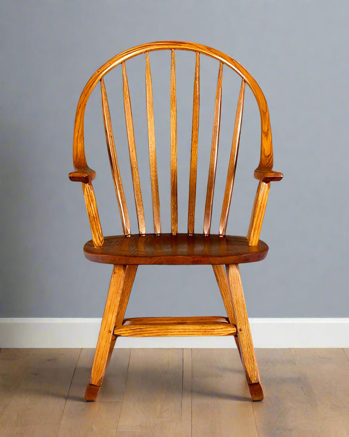Handcrafted Wooden Continuous Bow Rocker | Hunt Country Furniture ...